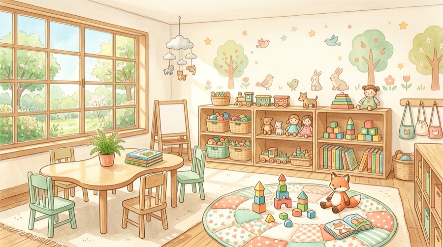 教室のイラスト（イメージ）